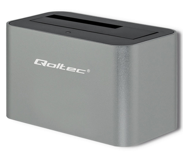 QOLTEC Stacja dokująca dysków HDD/SSD 2.5"/3.5" SATA USB 3.0 - 1324572 - zdjęcie